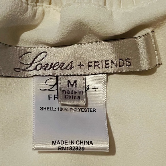 Lovers + Friends Medium White Angie Top - Picture 4 of 8